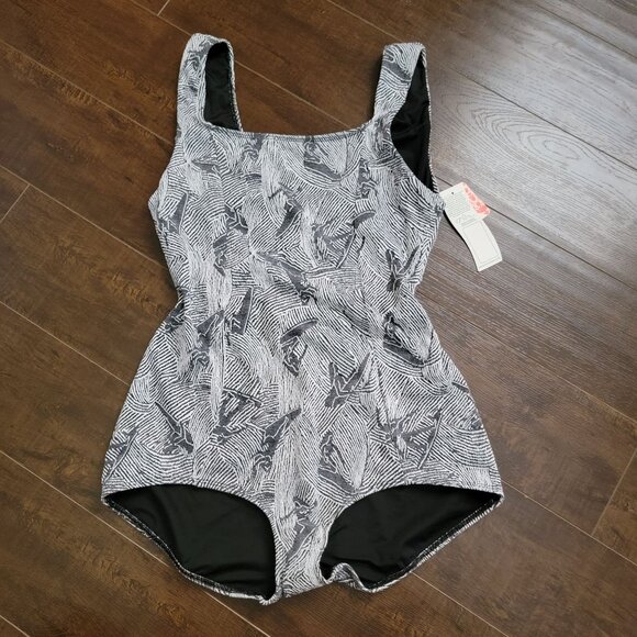 Free People Seea Tofino Surf One Piece Swimsuit Womens XL Retro Beach Vaction - Picture 3 of 8